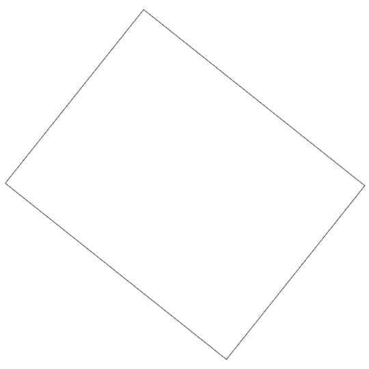 White Pacon Coated Poster Board, 22" x 28", Pack of 25